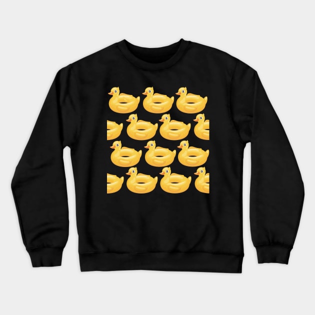 Yellow inflatable duck Crewneck Sweatshirt by marina63